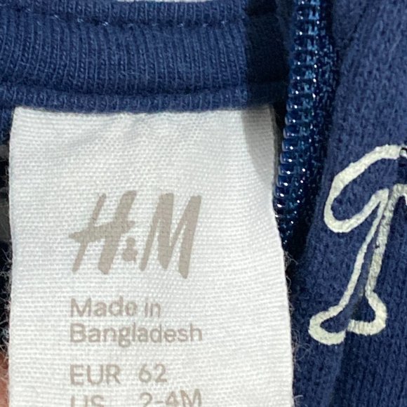 H&M Baby ❤️ Hooded Romper Size 2-3 Months (PRE-LOVED) - Picture 5 of 6